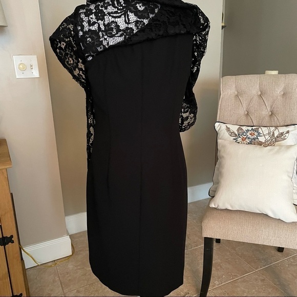 Nanette lapore one shoulder lace dressBlack size 6 - Picture 11 of 12